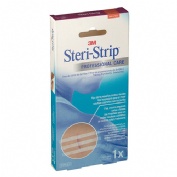 STERI STRIP - SUTURA CUTANEA ESTERIL (TIRA 102 MM  X 6 MM 10 TIRAS)