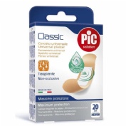 PIC CLASSIC CON BACTERICIDA - APOSITO ADHESIVO (19X 77 MM 20 U)