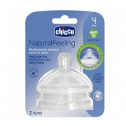 TETINA SILICONA - CHICCO STEP UP 2 B ANCHA FLUJO REGULABLE (2 M + 2 U)