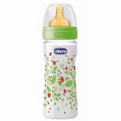 BIBERON PP T CAUCHO - CHICCO FLUJO MEDIO (2M+ 250 ML UNISEX)