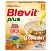 BLEVIT PLUS SUPERFIBRA 8 CEREALES Y MIEL (600 G)