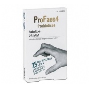 PROFAES4 PROBIOTICO ADULTOS  25 MM (MILMILLONES) (30 CAPSULAS)