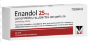ENANDOL 25 mg COMPRIMIDOS RECUBIERTOS CON PELICULA, 10 comprimidos