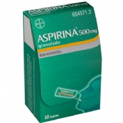 ASPIRINA 500 mg GRANULADO , 10 sobres
