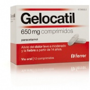 GELOCATIL 650 mg COMPRIMIDOS, 12 comprimidos