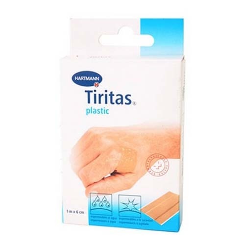 TIRITAS PLASTIC - APOSITO ADHESIVO (1 M X 6 CM)