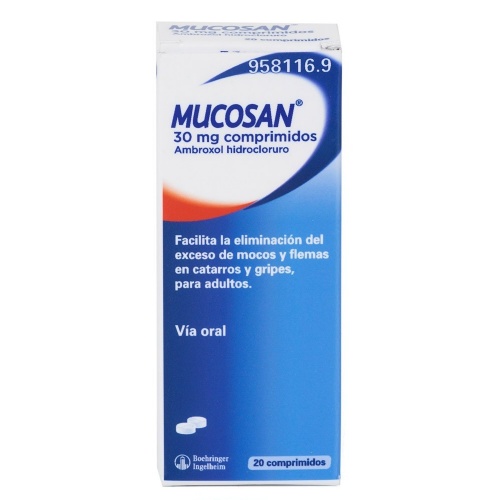 MUCOSAN 30 mg COMPRIMIDOS , 20 comprimidos