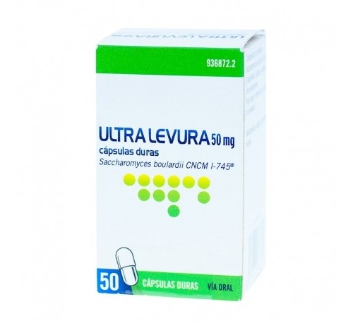 ULTRA-LEVURA 50 MG CAPSULAS DURAS, 50 cápsulas