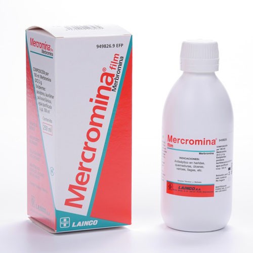 MERCROMINA FILM, 1 frasco de 250 ml