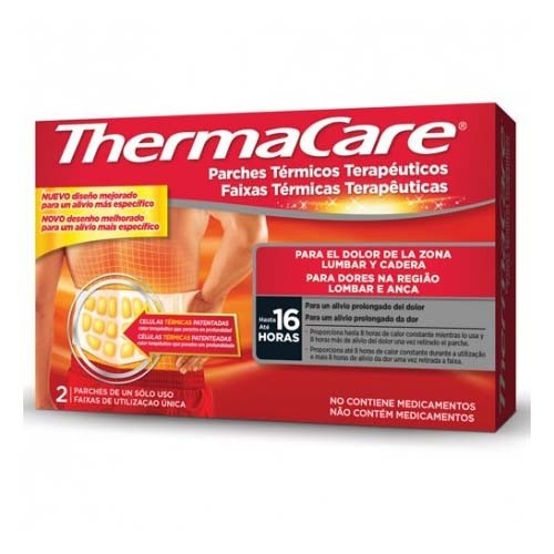 THERMACARE PARCHE TERMICO ZONA LUMBAR CADERA (2 PARCHES)