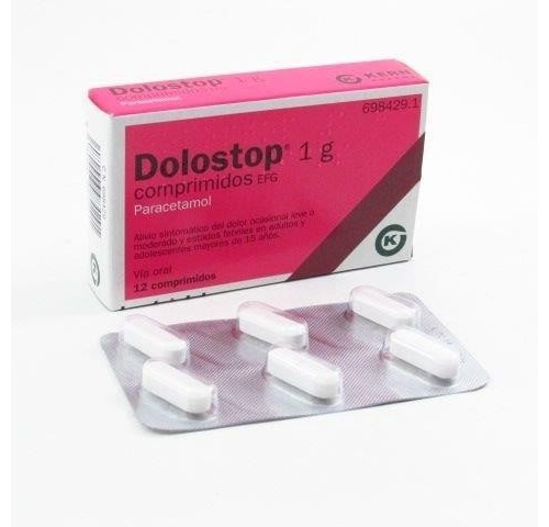 DOLOSTOP 1 G COMPRIMIDOS, 10 comprimidos