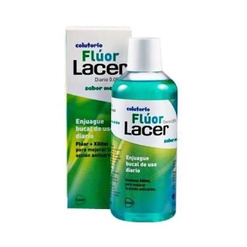 LACER COLUTORIO FLUOR DIARIO 0,05 % (MENTA 500 ML)