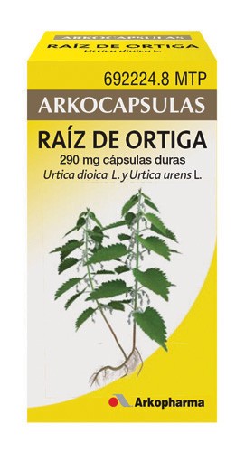 ARKOCAPSULAS RAIZ DE ORTIGA 290 MG CAPSULAS DURAS, 48 cápsulas