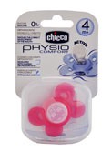 CHUPETE SILICONA - CHICCO PHYSIO COMFORT ANATOMICO (6-12M ROSA)