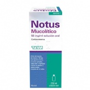 NOTUS MUCOLÍTICO 50 MG/ML SOLUCIÓN ORAL , 1 frasco de 200 ml